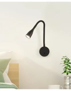 Aplique de pared Crobat – FORLIGHT – Lámpara de lectura en 2 colores, LED 3000K 450 lm, Brazo orientable