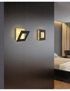 Aplique de pared Dalia – Mantra – Lámpara cuadrada orientable, LED 3000K, 14/18/22/40 cm