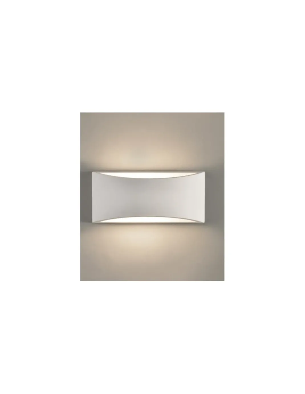 Aplique de Pared Dana - ACB - Aplique decorativo en escayola blanca