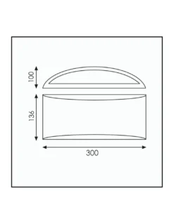 Aplique de Pared Dana - ACB - Aplique decorativo en escayola blanca