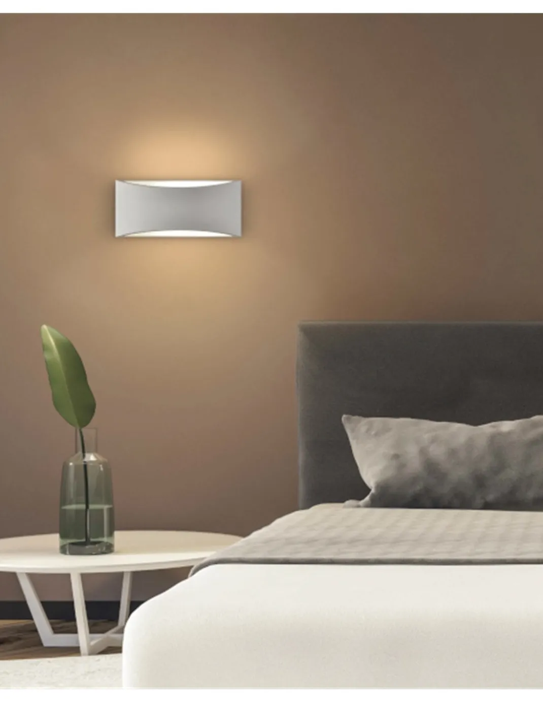 Aplique de Pared Dana - ACB - Aplique decorativo en escayola blanca