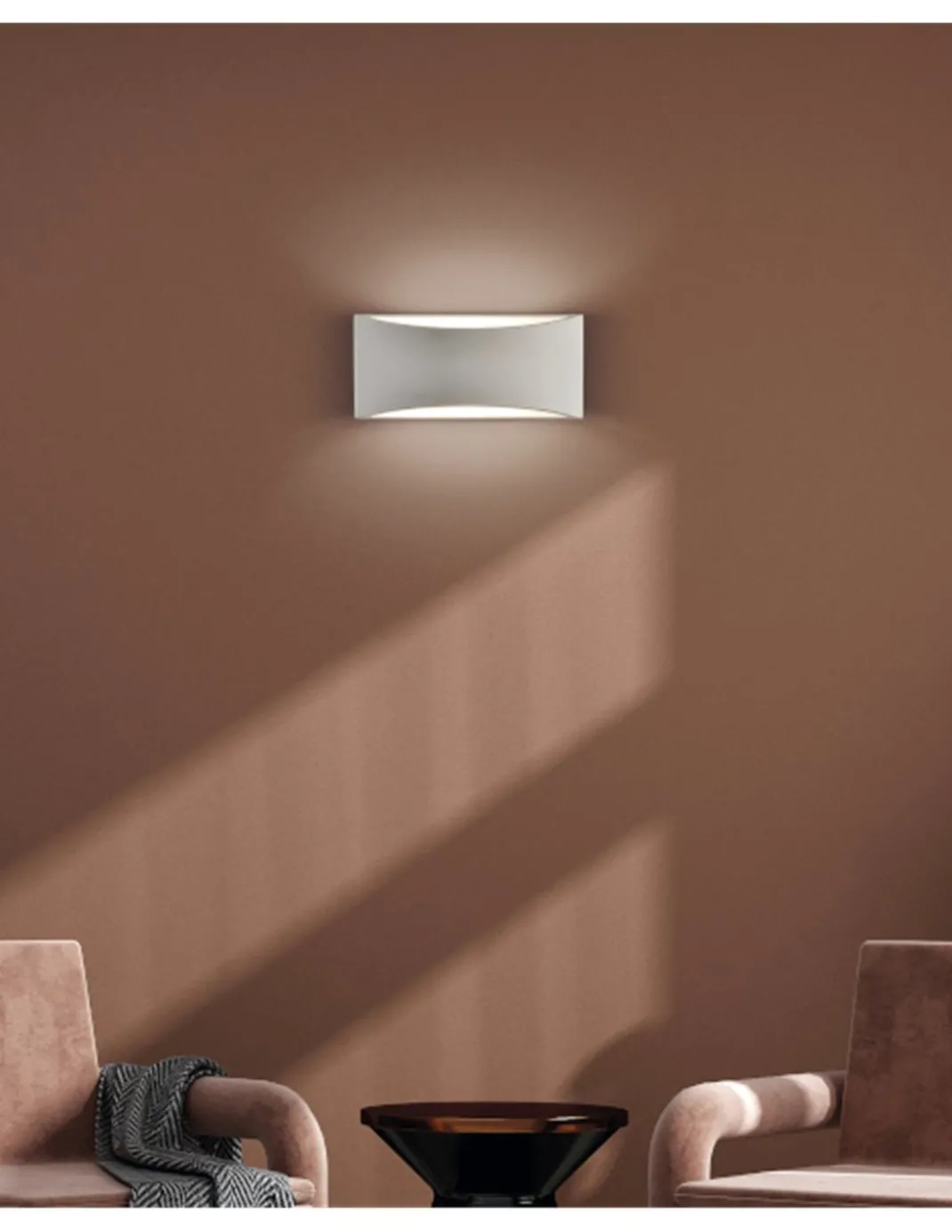 Aplique de Pared Dana - ACB - Aplique decorativo en escayola blanca