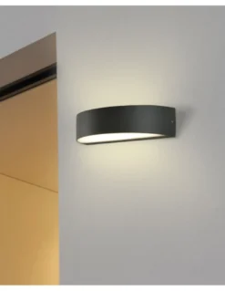 Aplique de pared de exterior Aysel - ACB - Lámpara LED de pared con doble luz indirecta IP65