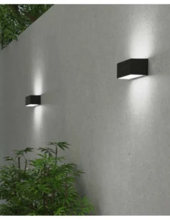 Aplique de pared de exterior Ara – FORLIGHT – Lámpara moderna, E27 15W, Apto para ambientes salinos