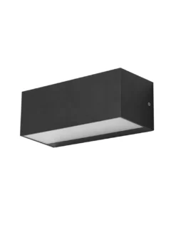 Aplique de pared de exterior Ara – FORLIGHT – Lámpara moderna, E27 15W, Apto para ambientes salinos