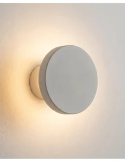 Aplique de pared de exterior Corvus - ACB - Aplique LED circular de luz indirecta