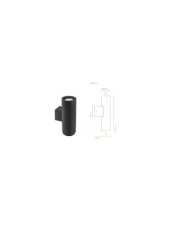 Aplique de pared de exterior Cala 2 luces – Nexia