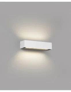 Aplique de pared de exterior Doro – Faro – Aluminio, LED 3000K, 22+38+50 cm