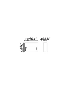 Aplique de pared de exterior Grada – Faro – Lámpara LED en 2 tamaños y colores