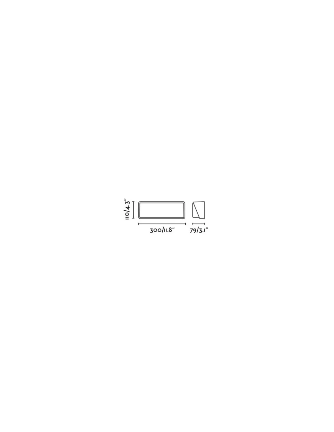 Aplique de pared de exterior Half - Faro