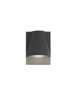 Aplique de pared de exterior Kala – FORLIGHT – Lámpara antracita, GU10 IP44