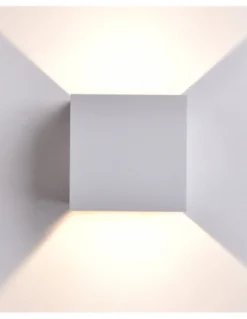 Aplique de pared de exterior Kendo - ACB - Diseño cúbico moderno