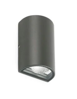 Aplique de pared de exterior Lace – Faro – Gris oscuro, IP54, LED 4000K