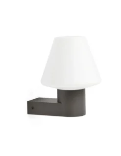 Aplique de pared de exterior Mistu – Faro – Lámpara Gris oscuro, IP44