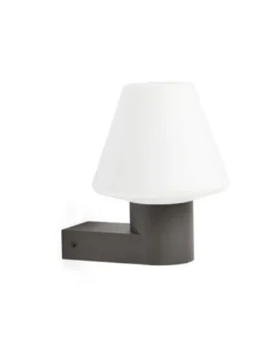 Aplique de pared de exterior Mistu – Faro – Lámpara Gris oscuro, IP44