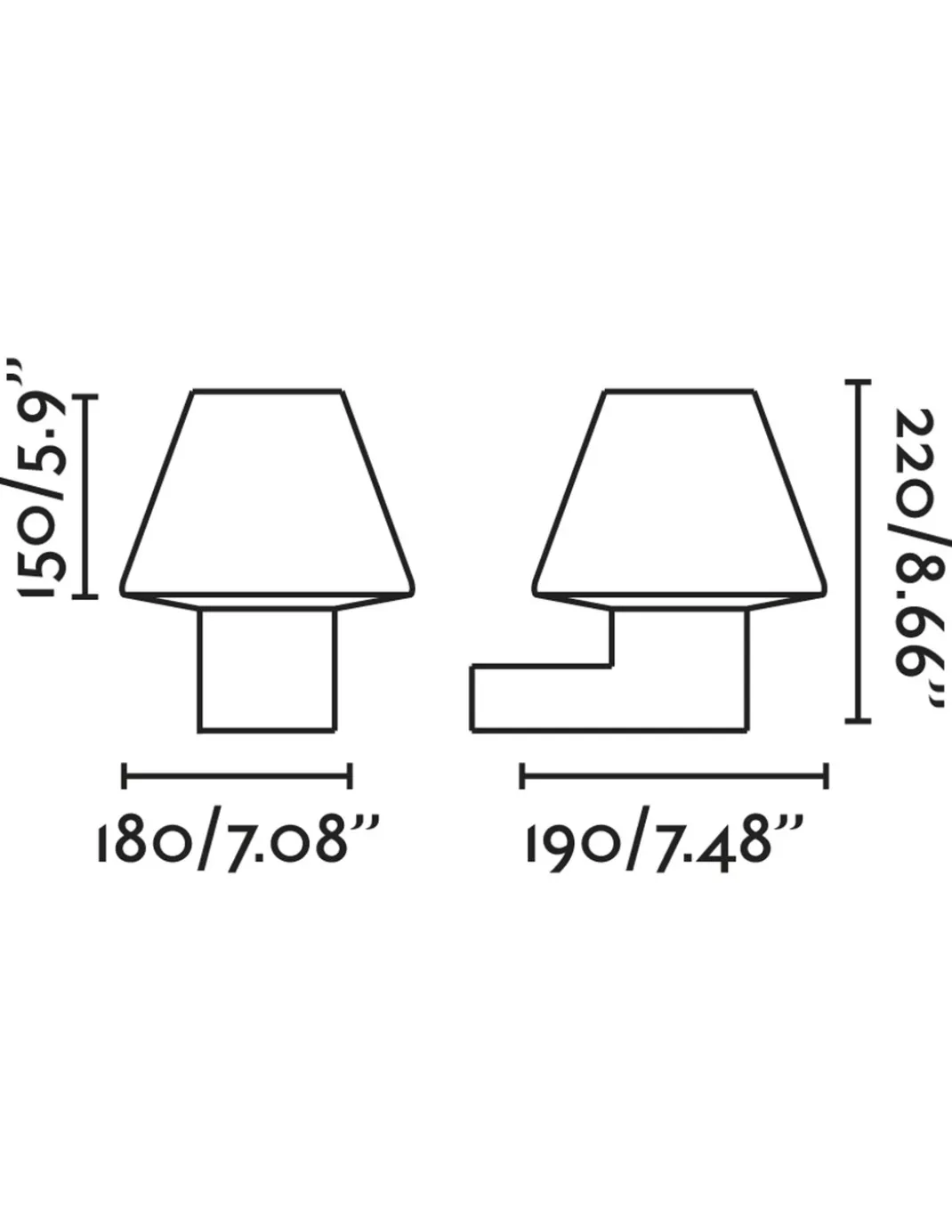 Aplique de pared de exterior Mistu – Faro – Lámpara Gris oscuro, IP44