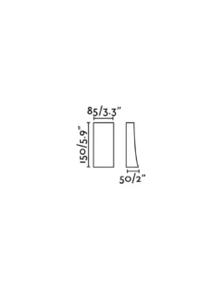 Aplique de pared de exterior Nairobi – Faro – Aluminio, IP54, LED 3000K