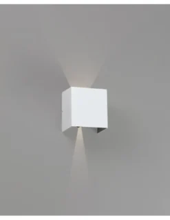 Aplique de pared de exterior Olan – Faro – Aluminio, IP65, LED 3000K
