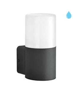 Aplique de pared de exterior Palma - Conalux - Lámpara en gris antracita, IP44