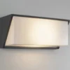 Aplique de pared de exterior Quanta - FORLIGHT - Acabado negro