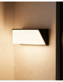 Aplique de pared de exterior Quanta - FORLIGHT - Acabado negro