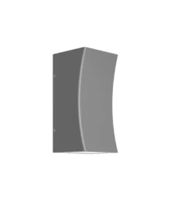 Aplique de pared de exterior Slide - Iberlamp - Lámpara antracita, doble iluminación