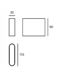 Aplique de pared de exterior Slim – FORLIGHT – Lámpara de aluminio en blanco o antracita, LED 3000K 320 lm