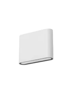 Aplique de pared de exterior Slim – FORLIGHT – Lámpara de aluminio en blanco o antracita, LED 3000K 320 lm