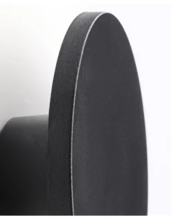 Aplique de pared de exterior Yika – FORLIGHT – Lámpara redonda negra, LED 3000K 690 lm, Diámetro: 16,4 cm