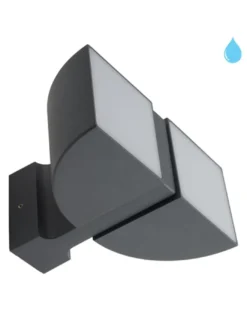 Aplique de pared de exterior Zenit - Conalux - Foco decorativo y orientable de doble cabezal