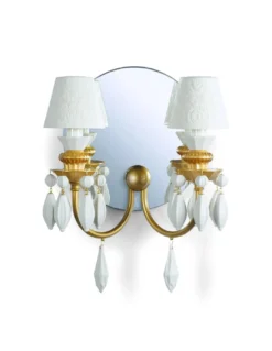 Aplique de pared de porcelana disponible en 7 acabados – Belle de Nuit – Lladró