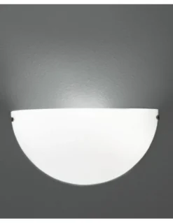 Aplique de pared Dina - ACB - Lámpara de pared semicircular de cristal doble capa