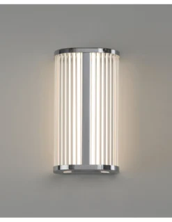Aplique de pared Diva - ACB - Aplique LED tubular de cristal ideal para baño