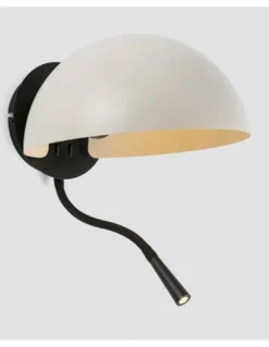Aplique de pared Dominica – Faro – Lámpara con lector orientable