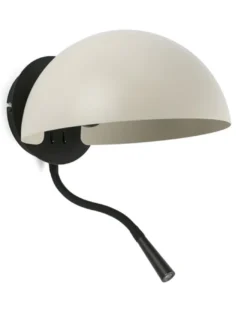 Aplique de pared Dominica – Faro – Lámpara con lector orientable