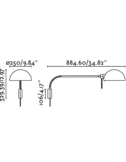 Aplique de pared Dominica – Faro – Lámpara moderna dirigible