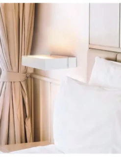 Aplique de pared Dual – Luxcambra – Diseño moderno blanco/negro, Lámpara LED