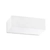 Aplique de pared Eaco – Faro – Lámpara de yeso blanca, G9, 21.8 cm