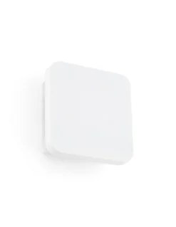Aplique de pared Elsa – Faro – Lámpara de yeso blanco, LED 3000K