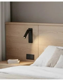 Aplique de pared empotrable Aron - ACB - Lámpara de lectura orientable