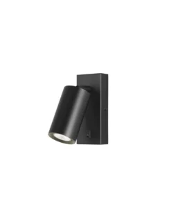 Aplique de pared Era – FORLIGHT – Lámpara de lectura blanca o negra, LED 8W IP20