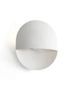 Aplique de pared Eres - Faro - Diseño moderno, color blanco, luz indirecta