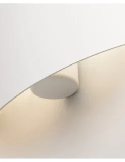 Aplique de pared Eres - Faro - Diseño moderno, color blanco, luz indirecta