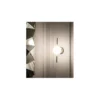 Aplique de pared estructura oro con difusor de cristal – Le Vita - Faro