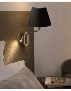Aplique de pared Eterna Derecho – Faro – Lámpara con lector en 3 colores