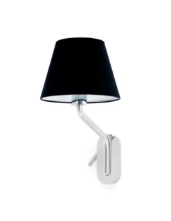 Aplique de pared Eterna Derecho – Faro – Lámpara con lector en 3 colores