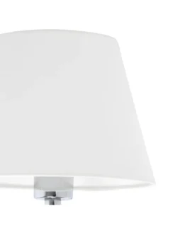 Aplique de pared Eterna – Faro – Lámpara decorativa con pantalla de tela en 3 colores