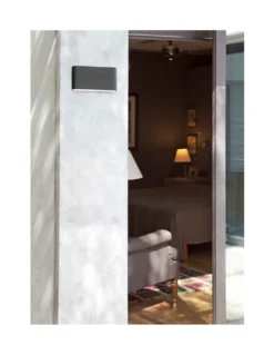 Aplique de Pared Exterior Aday - Faro - Led Gris Oscuro