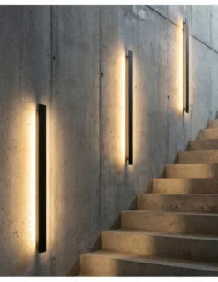 Aplique de pared Fosca - ACB - Lámpara minimalista lineal