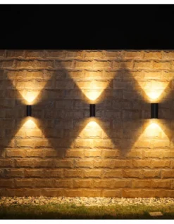 Aplique de pared Fox - Iberlamp - Lámpara de exterior, doble iluminación
